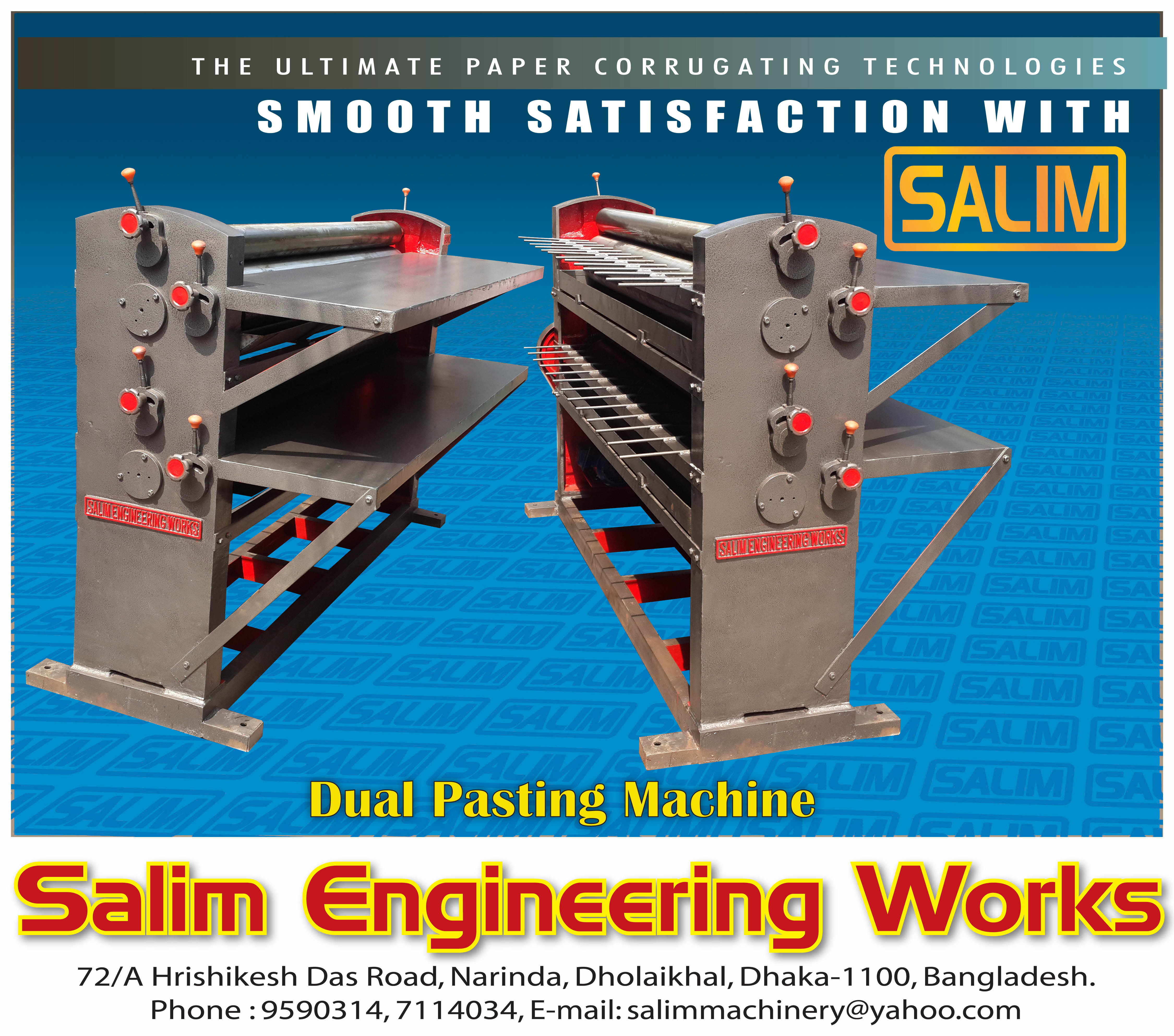 Salim Brand Double Pasting / Dual Pasting Machine